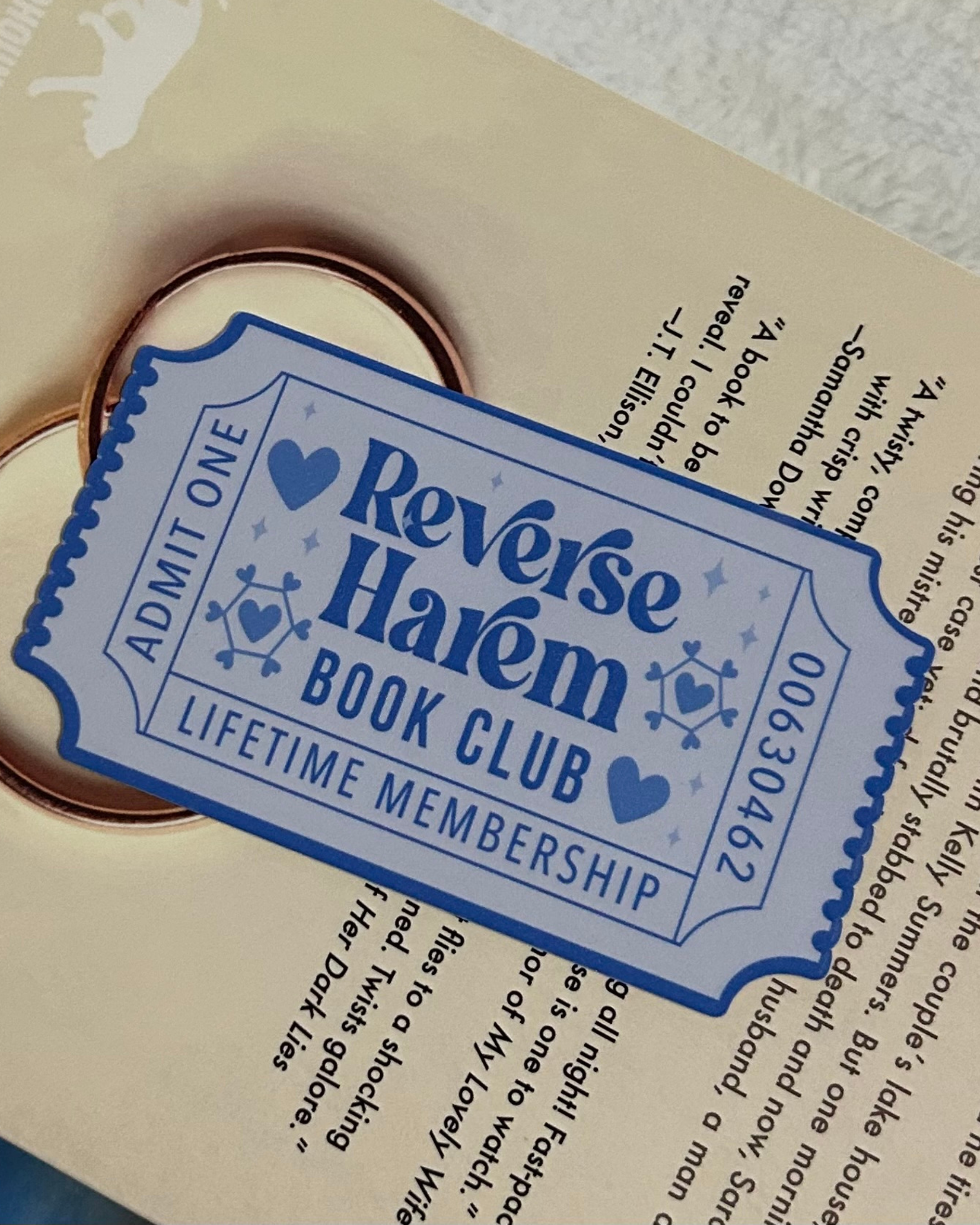 Book Trope Ticket Stub Bookmarks – Admit One to Your Favorite Romance Plot